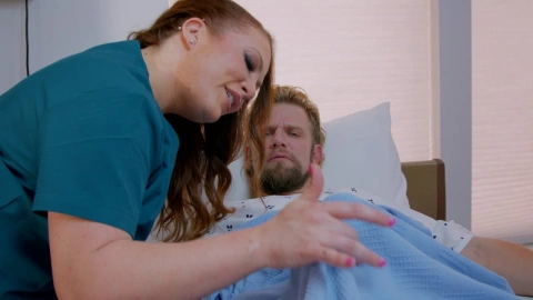 Carmen Valentina Handles Patient's Hard-On