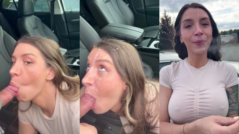 Kitten Facial in Parking Lot - Sweet & Sexy